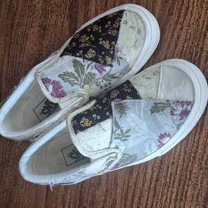 Vans Floral Patchwork Womens Shoes Size 7